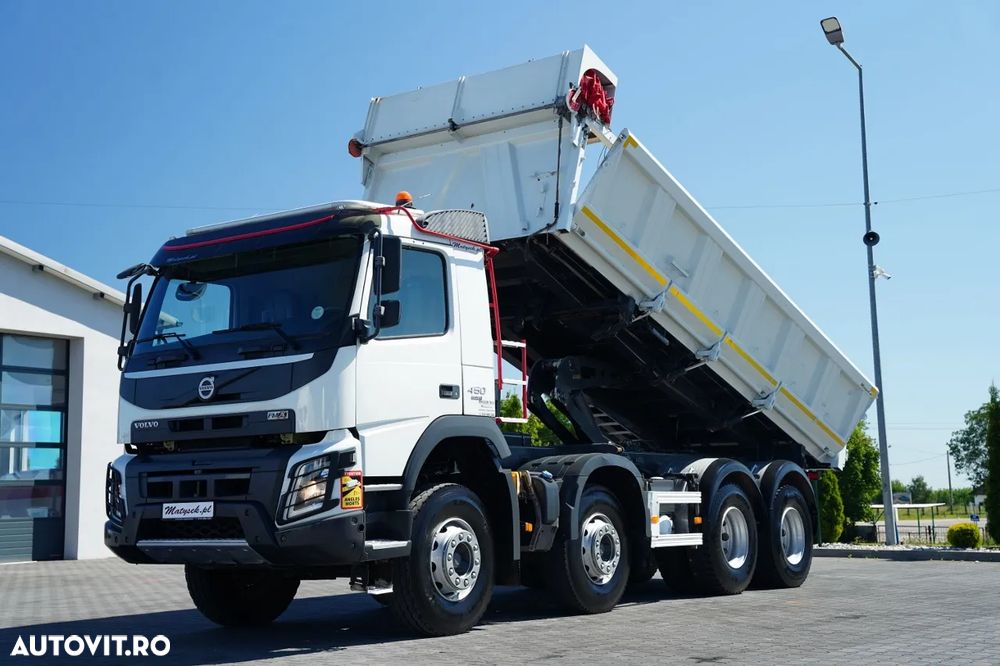 Volvo FMX 450 / 8X4 / BASCULATOR 2 LATE / HYDRODOLT / MEILLER KIPPER / I-SHIFT / IMPORTAT - 2