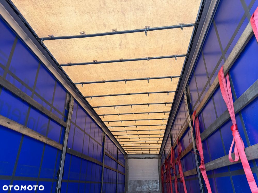 Schmitz Cargobull FIRANKA / PODNOSZONY DACH / PLANDEKA JAK NOWA / RAMA OCYNK / PEŁNE WYPOSAŻENIE DO ZAŁADUNKU PASY, MATY, NAROŻNIKI / 2 KOŁA ZAPASOWE / GOTOWA DO PRACY !! - 14