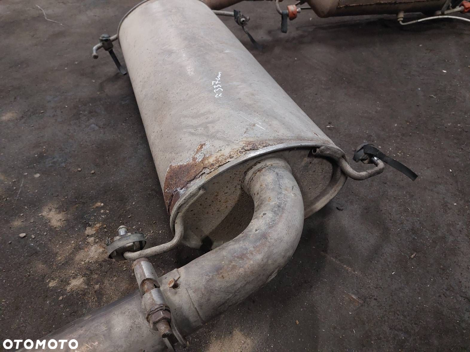 TŁUMIK WYDECH KOŃCOWY PUSTY DPF KATALIZATOR FIAT DUCATO III LIFT 2.3 D - 2