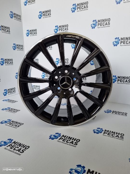 Jantes Mercedes (C63) AMG Turbine em 20 Gloss Black - 8