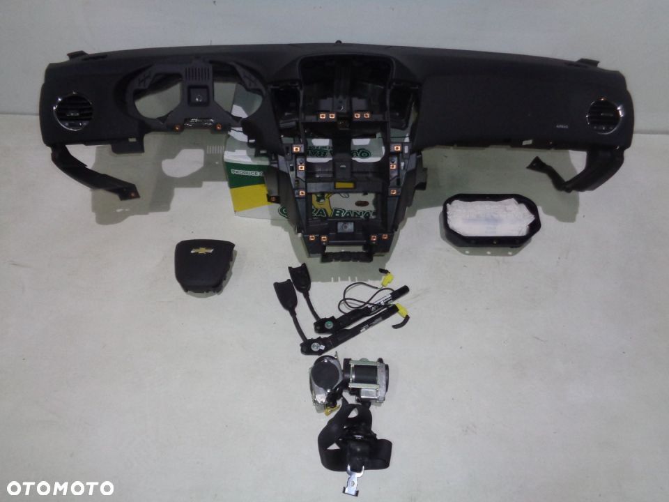 CHEVROLET CRUZE KOMPLET DESKA PODUSZKI AIRBAG PASY - 1