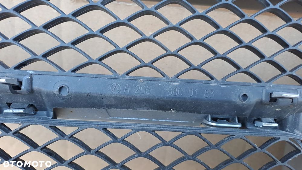 MERCEDES C W205 A205 205 GRILL ATRAPA CHŁODNICY A2058803783 ZNACZEK RADAR A2058803783, A2058800183, A2058800783 - 10