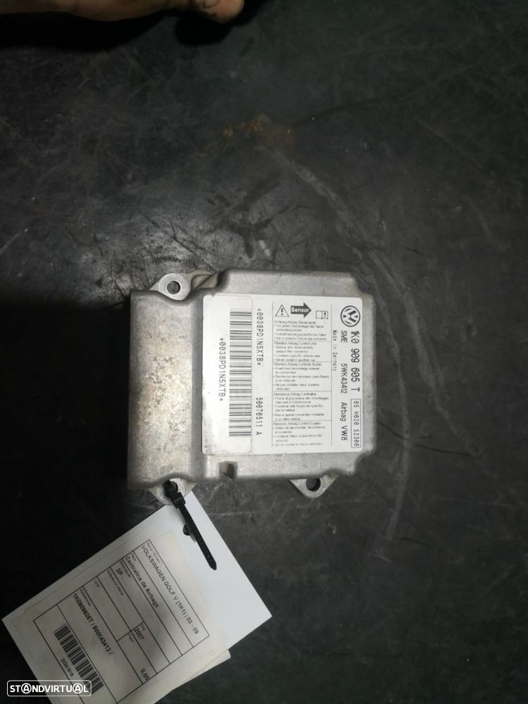 Centralina De Airbags Volkswagen Golf V (1K1) - 4