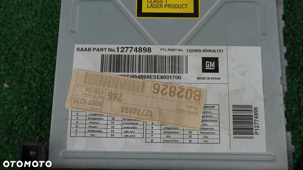 Saab 9-3 II radio CD 12774898 - 2