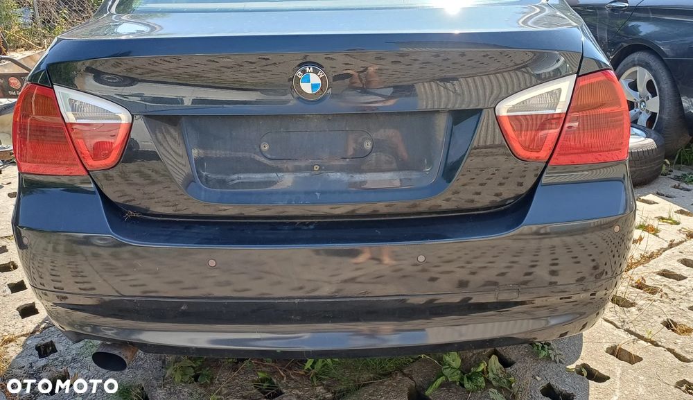 BMW e90  Black Sapphire Metallic 475 zderzak tył klapa lampy - 2