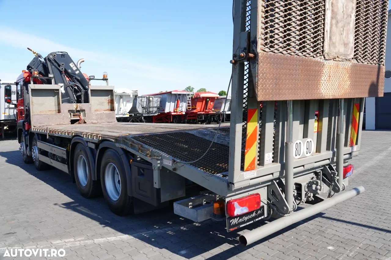 MAN TGS 35.360 / 8x2-4 / REMORCARE + HDS HIAB 166 E-2 / AXIE LIFTATOR / 4 AXI / GAMA HIDRAULICA / TROLIU / ASISTENTA RUTIERA / EURO 5 EEV - 13