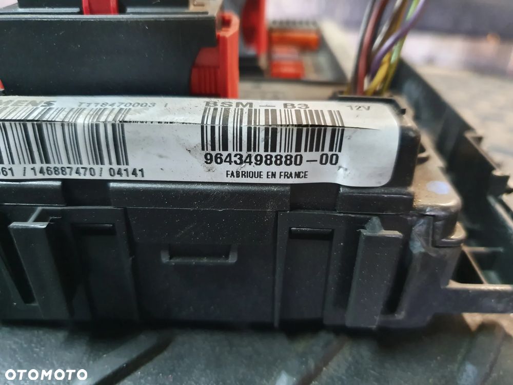 BSM B3 9643498880 S118470003G PEUGEOT CITROEN + WTYCZKI INSTALACJA - 8