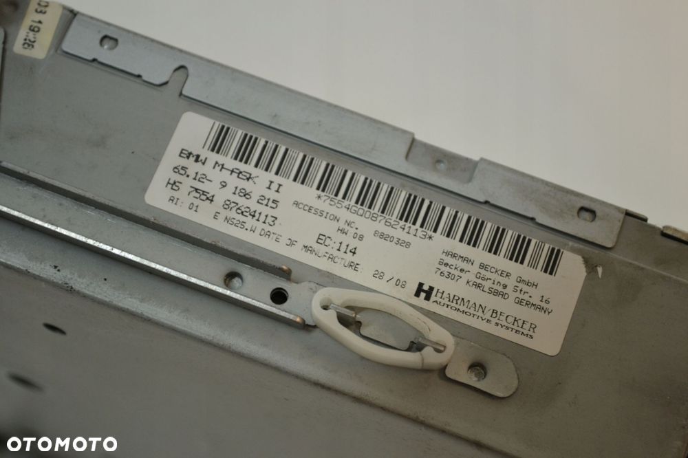 RADIO CZYTNIK NAWIGACJI PŁYT CD ASK II BMW E81 E82 E87 E90 E91 E92 9186215 - 7