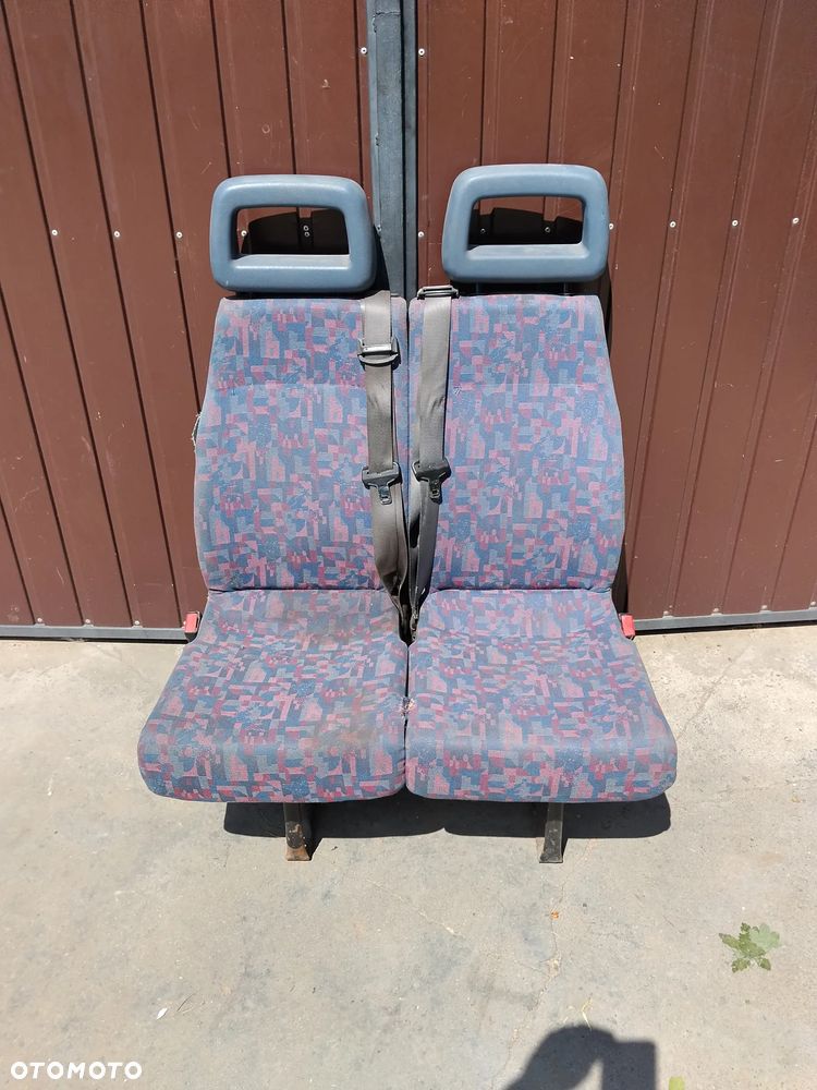 Fotele TYŁ Tylny Podwójny z pasami Bus - 8