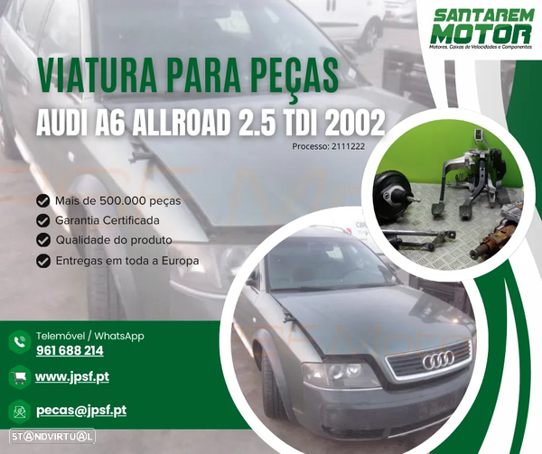 Viatura para Peças Audi A6 Allroad 2.5 Tdi 2002