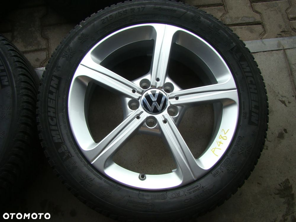 a482 5x112 VW T-Roc Passat B6 B7 Beetle Jetta Touran Caddy 6,5x17 zima 215/55 - 3