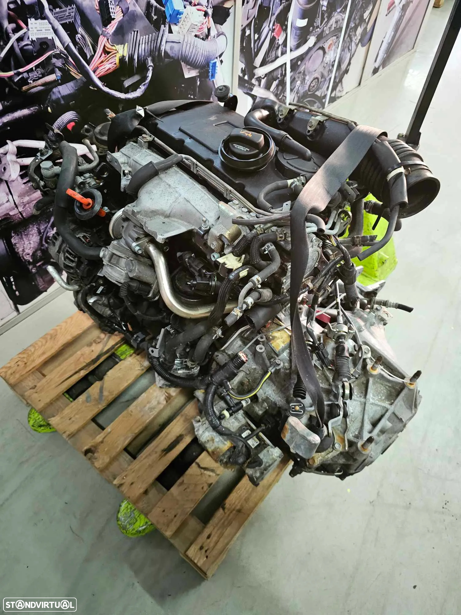 Motor Mitsubishi 2.0 TDI 2009 de 140cv, ref BSY - 2