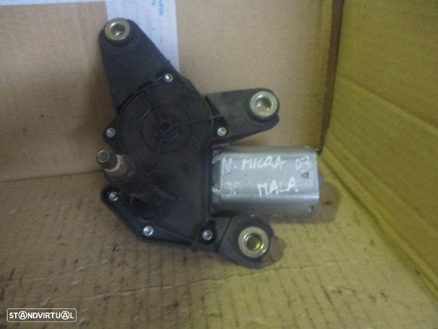 Motor Limpa Vidros Tras 8200017385 NISSAN MICRA 2003 NISSAN MICRA 3 K12E 2010 1.5DCI 85CV  5P PRETO - 3