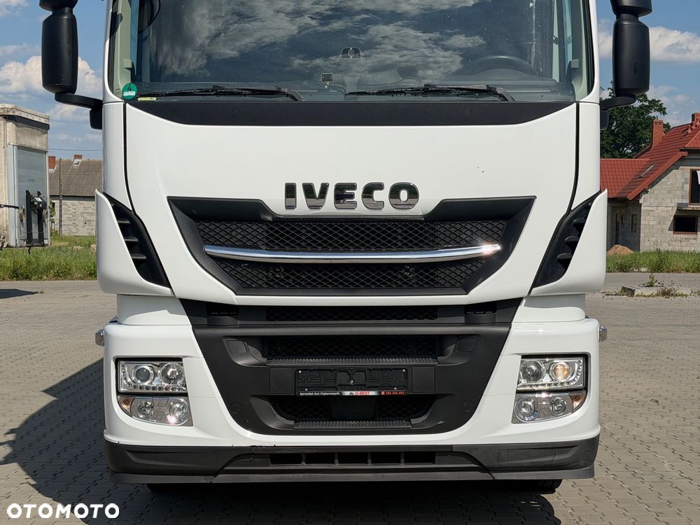 Iveco STRALIS 420 / HI-WAY / KONTENER / WINDA / 23 EUROPALETY / EURO 6 / AUTOMAT / 6x2 / OŚ SKRĘTNA / PODNOSZONA / 2019 ROK / SPROWADZONY - 16