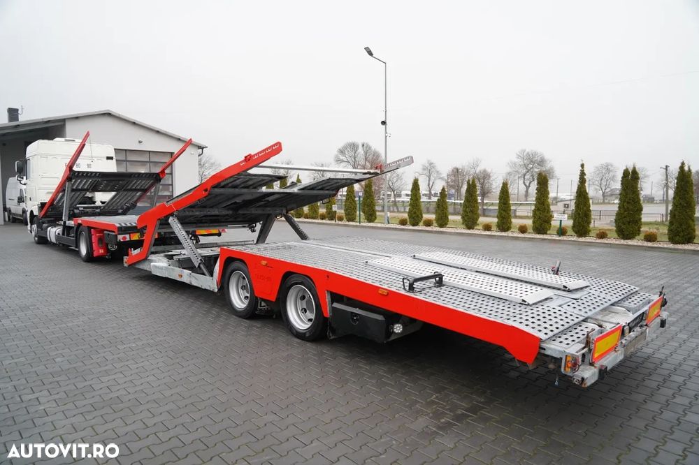 DAF XF 480 / LORA / LOHR / 16,5 M / 4 AUTOUTILE DE LIVRARE / 6 VEHICULE / AER CONDIȚIONAT PENTRU PARCARE / EURO 6 - 3