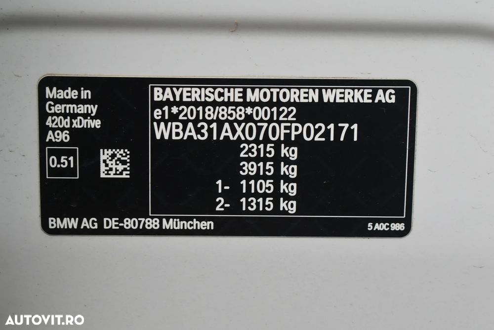 BMW Seria 4 420d xDrive AT - 6