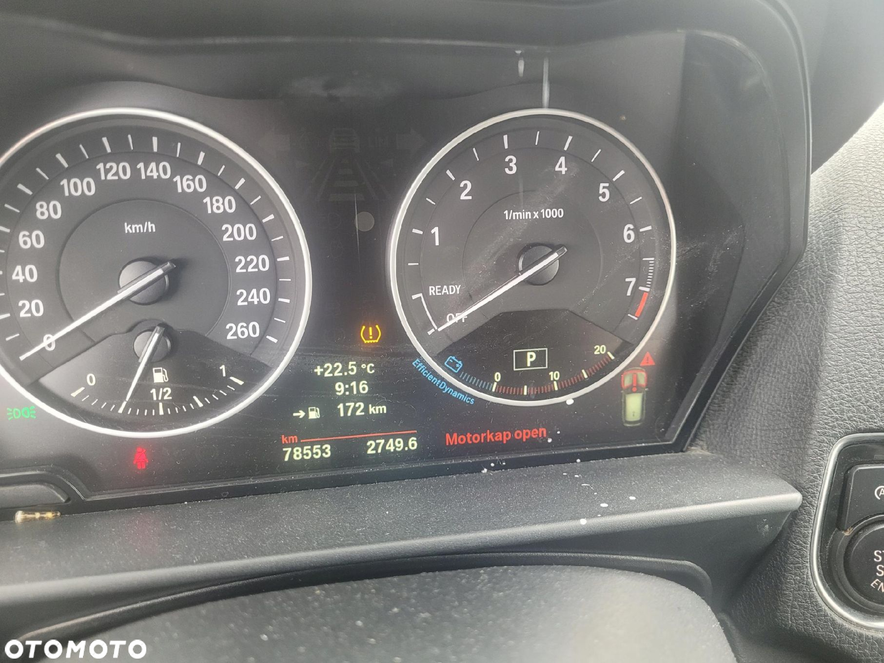 SILNIK BMW 1.6 F30 F31 F20 F21 N13B16A 78 TYS KOMPLETNY - 2