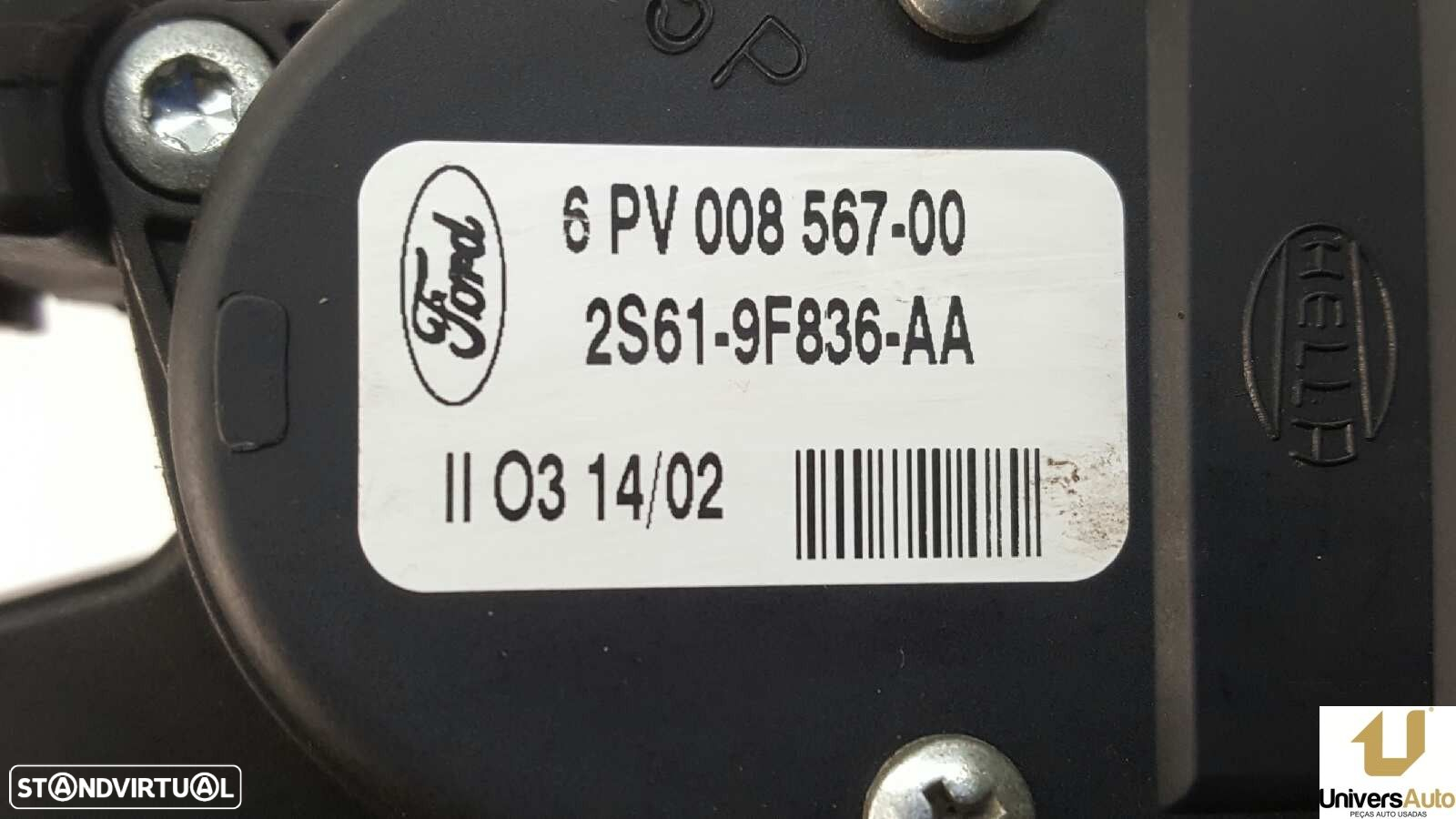 POTENCIÓMETRO PEDAL ACELERADOR FORD FIESTA (CBK) GHIA - 3