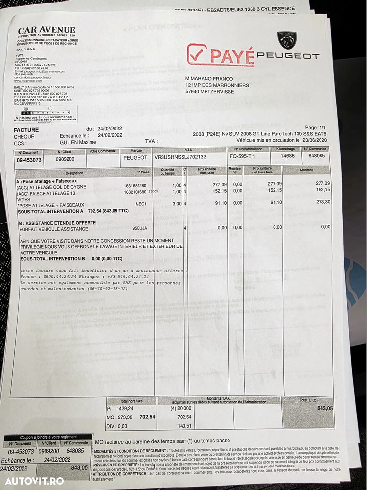 Peugeot 2008 PureTech 130 EAT8 GT - 28