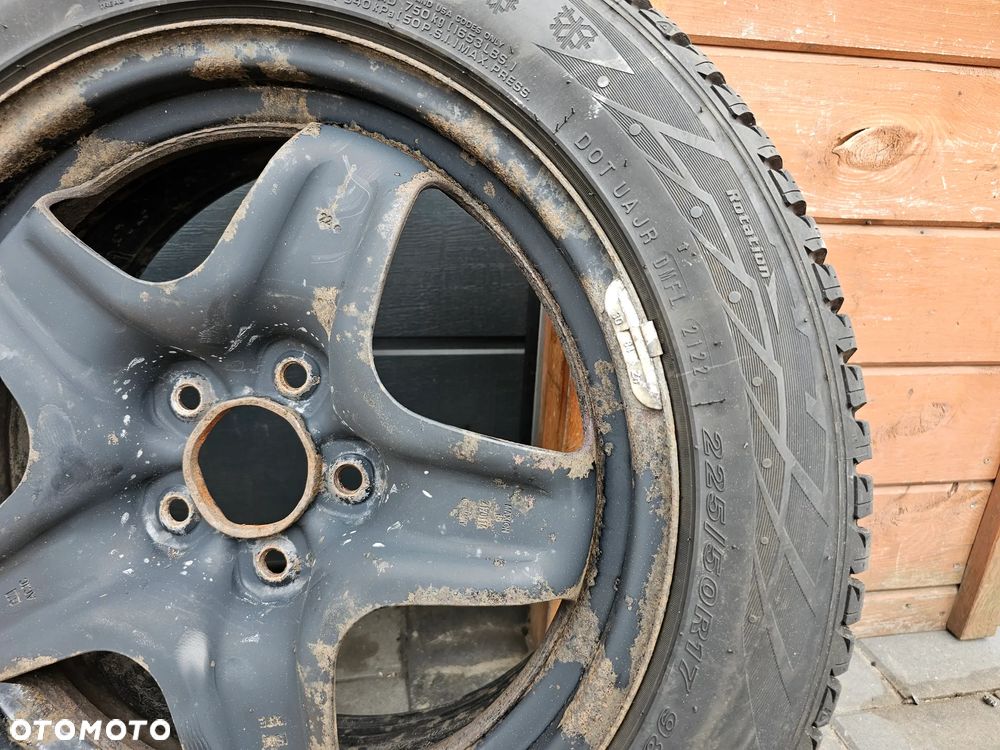 FELGI STALOWE STRUKTURALNE OPONY ZIMOWE OPEL ZAFIRA C ASTRA J K 5X115 17 CALI 225/50/17 ET44 - 6