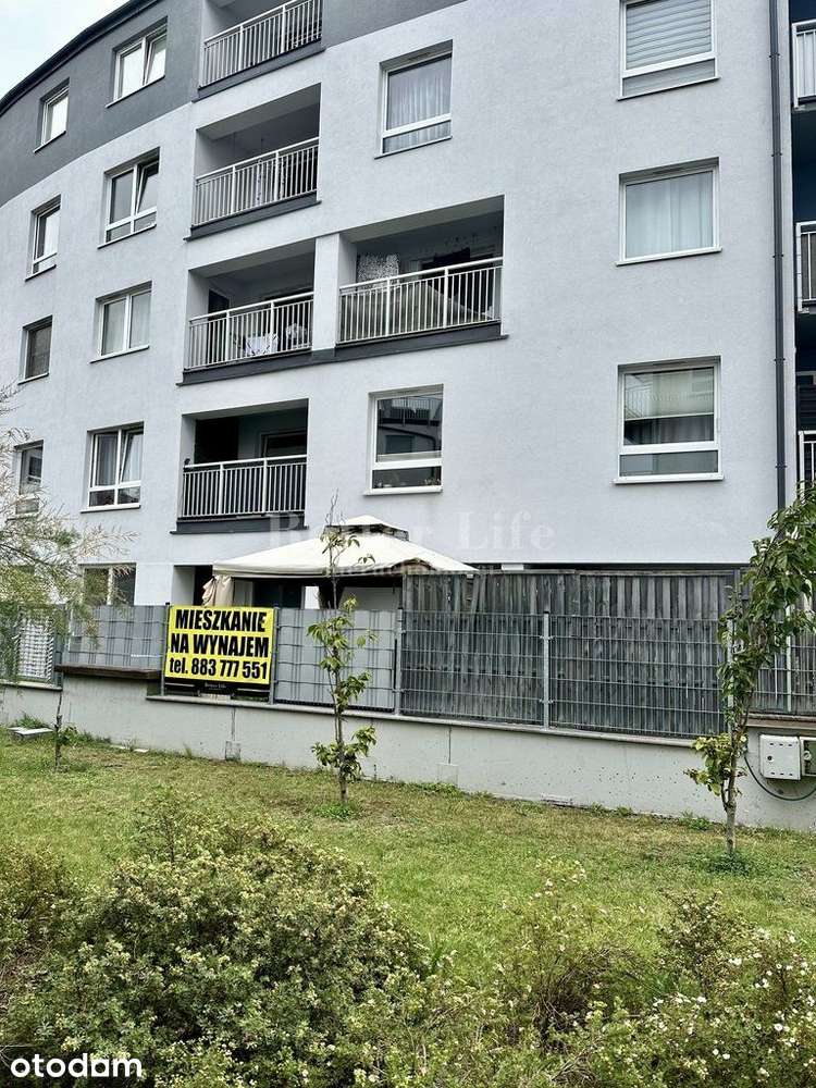 Dwupokojowe,przestronne mieszkanie z ogrodem-wolne