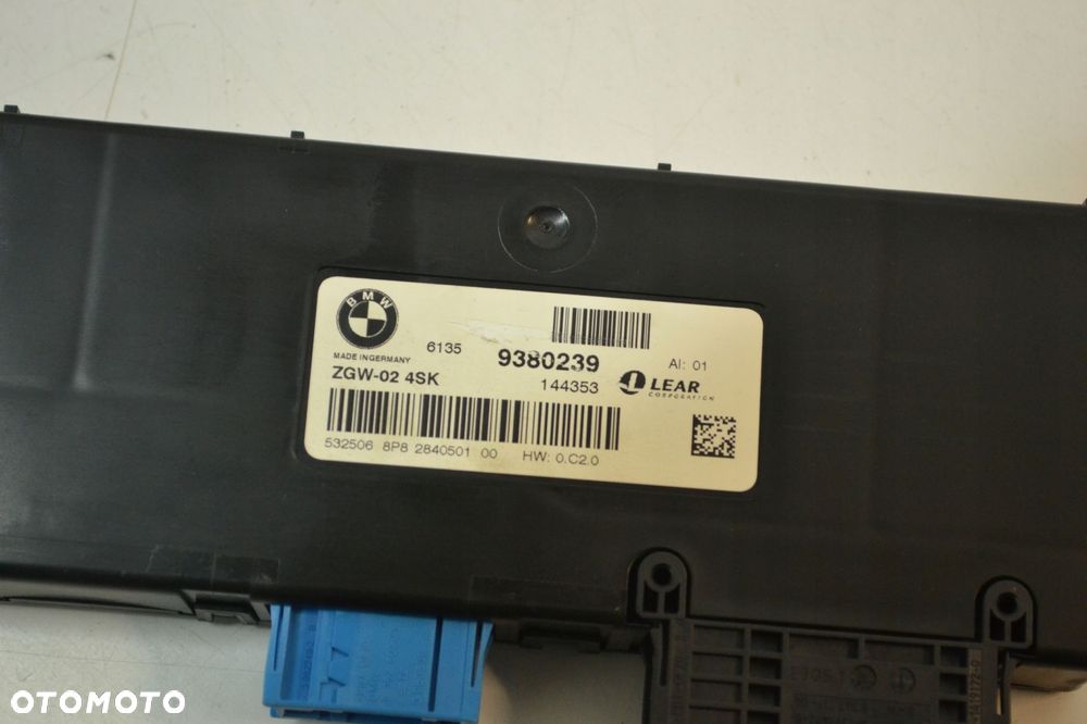 BMW F10 F11 LCI MODUŁ STEROWNIK KOMFORTU ZGW 9380239 - 4