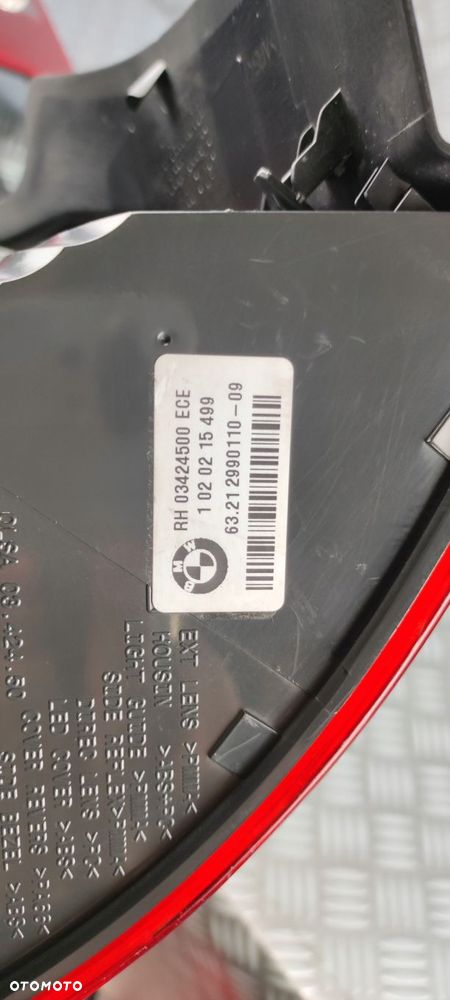 2990110 lampa prawa prawy tył tylna w błotnik BMW X1 E84 2009-2015 EUROPA - 7