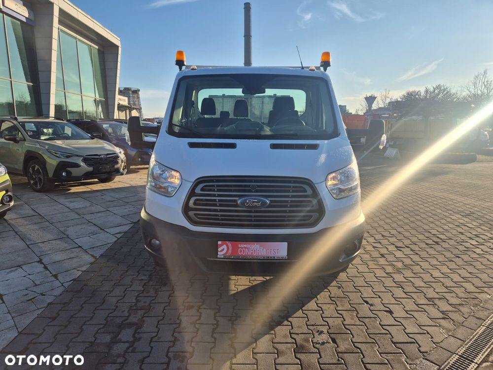 Ford Transit 2.0 TDCi / AUTOLAWETA / LAWETA DO MASZYN / SZEROKI NAJAZD / STAN IDEALNY / 1 WŁ / BEZWYPADKOWY / ORYGINALNY PRZEBIEG / 3 MIEJSCA / POMOC DROGOWA / NAPĘD TYŁ / EURO 6 / NISKI PRZEBIEG! - 5