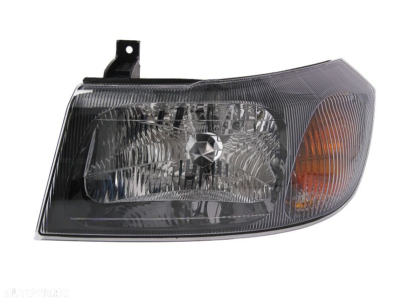 Far Ford Transit 01.2002-04.2006 TYC stanga/dreapta fata tip bec H4, culoare negru reglaj electric, fara motoras - 1