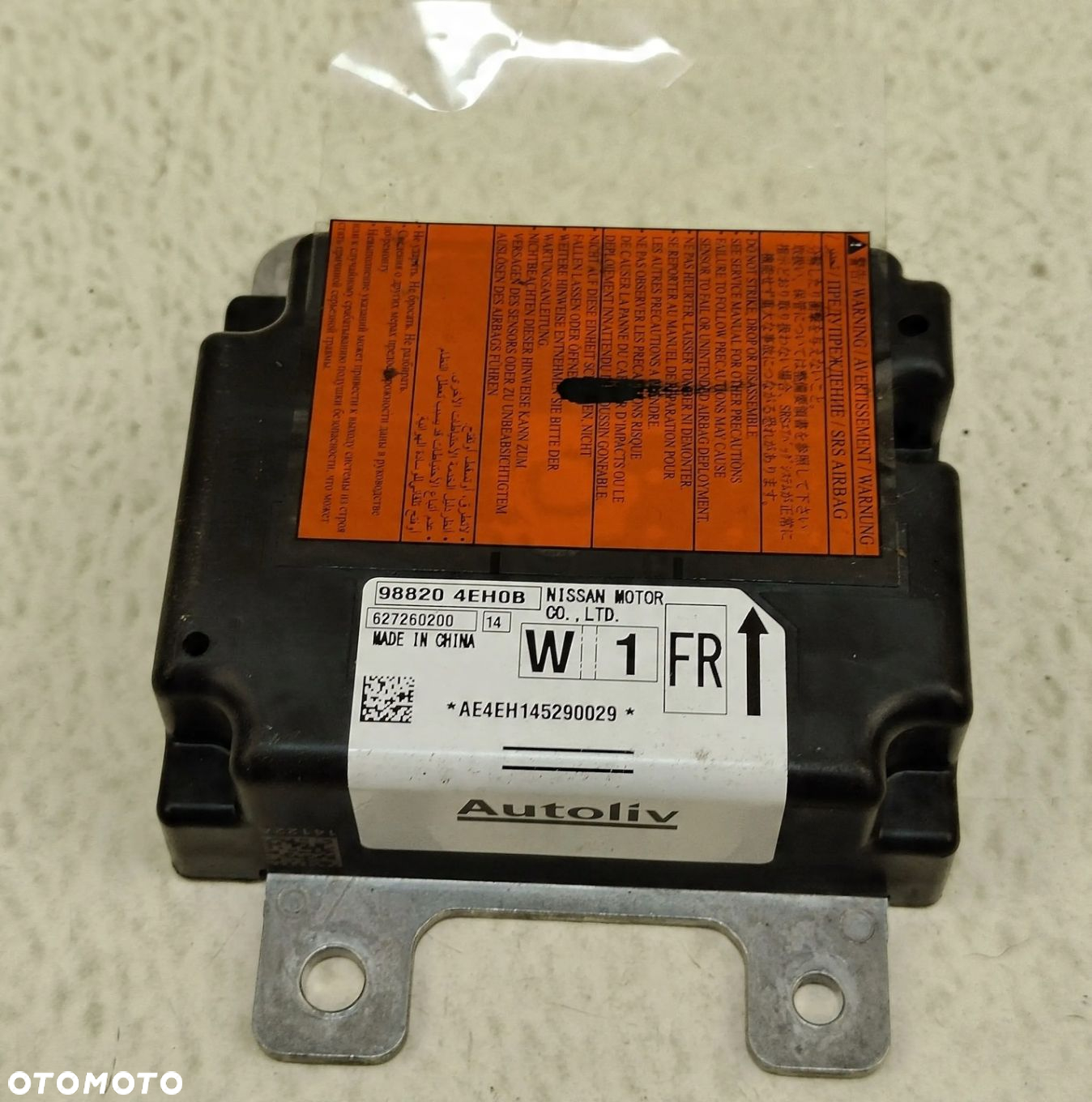 NISSAN QASHQAI 2 II J11 MODUŁ SENSOR AIRBAG 98820-4EH0B - 4