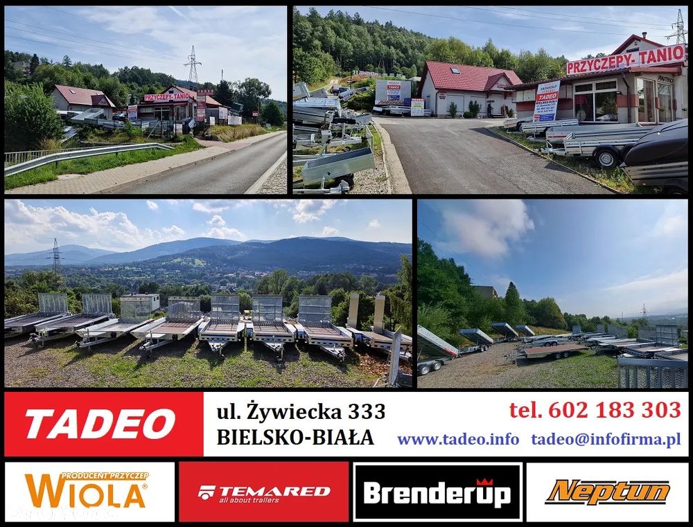Wiola SILEZIA PLUS PRZYCZEPA 2-osiowa 2,9m - 14