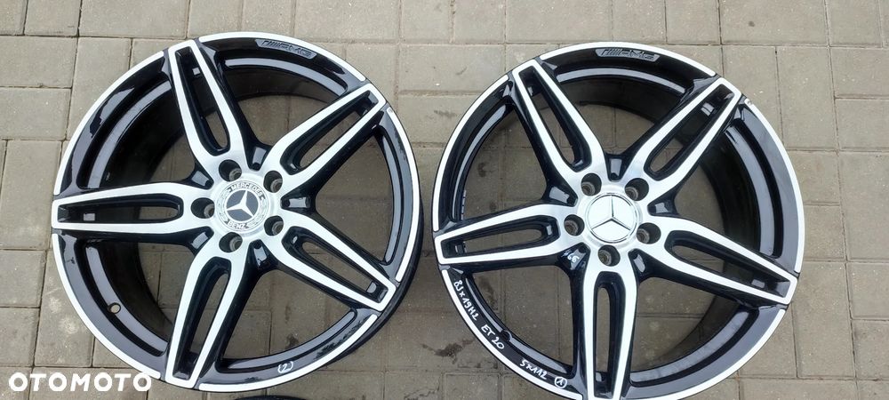 FELGI ALUMINIOWE STOPNIOWANE 5x112 8Jx19 CALI ET20 fi 66.6 AMG 2134013800 2x9Jx19 CALI ET 49 213 4012100 MERCEDES W213 KOMPLET 4 SZTUKI - 20