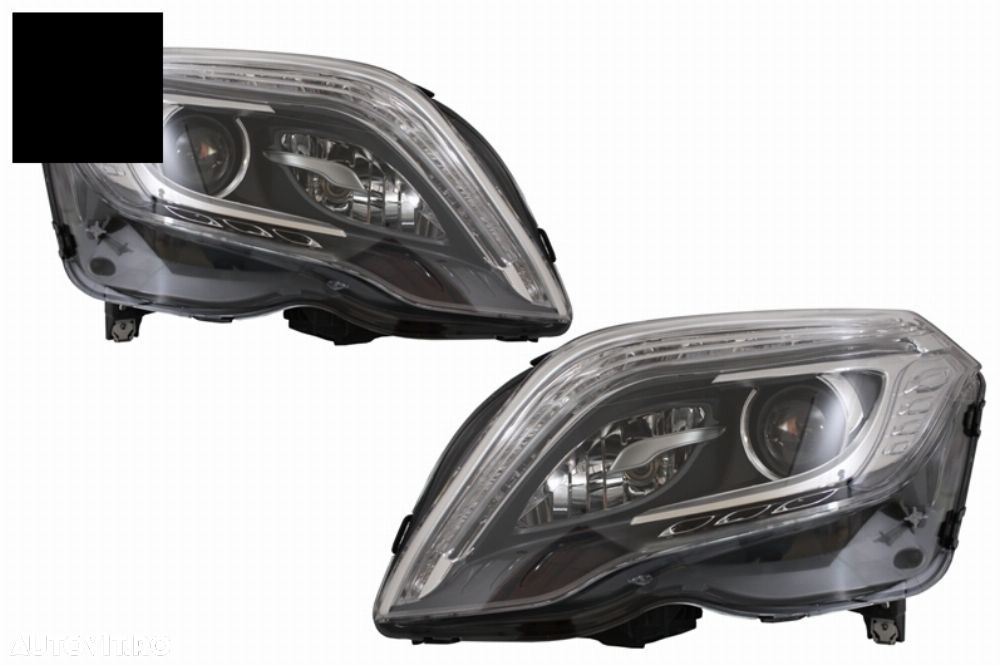 Faruri Facelift LED DRL Mercedes GLK X204 (2013-2015)- livrare gratuita - 1