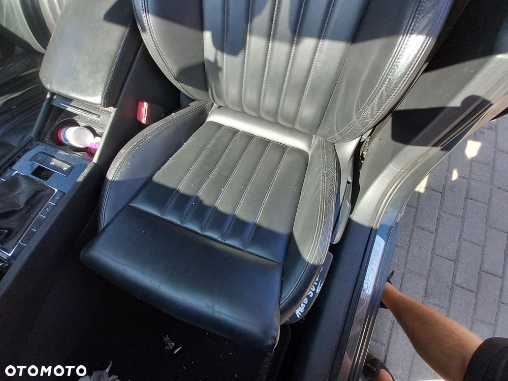 SKODA SUPERB III FOTELE KANAPA KOMPLET SKÓRY HB ELEKTRYKA - 3