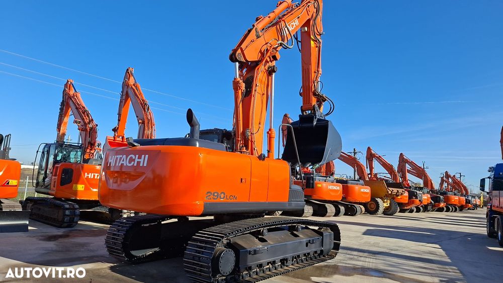 Hitachi ZX290LCN, 30 tone, 2014, 9.152h, latime 2,99m, 3 brate excavare, inst picon, inst rotire, gresare automata, Cupla rapida hidr, cupa 1,8mc, senile 80% ok, ad sapare 7m, bolt diam 90mm, 3 pompe hidr HITACHI, STARE BUNA-PROMOTIE 66.900 EUR+Tva - 34