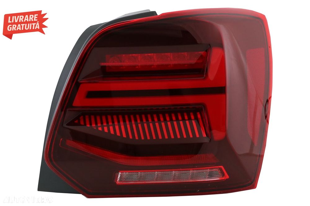 Stopuri Full LED VW POLO 6R 6C 61 (2011-2017) Semnal Dinamic Led Vento Look- livrare gratuita - 3