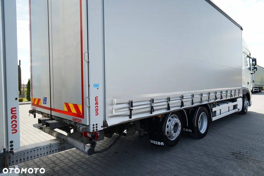DAF XF 480 / ZESTAW TANDEM / SSC / MEGA / OŚ PODNOSZONA / KLIMA POSTOJOWA / ZAWIESIE DO WÓZKA / PRZYCZEPA WECON - 7,70 M / - 16
