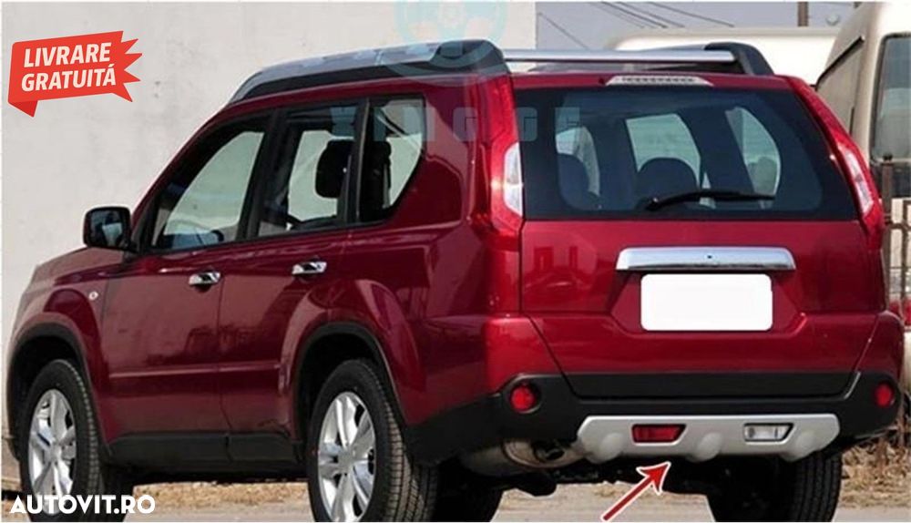 Praguri Trepte Laterale cu Placi de Protectie Nissan X-Trail II T31 Non Facelift (- livrare gratuita - 16