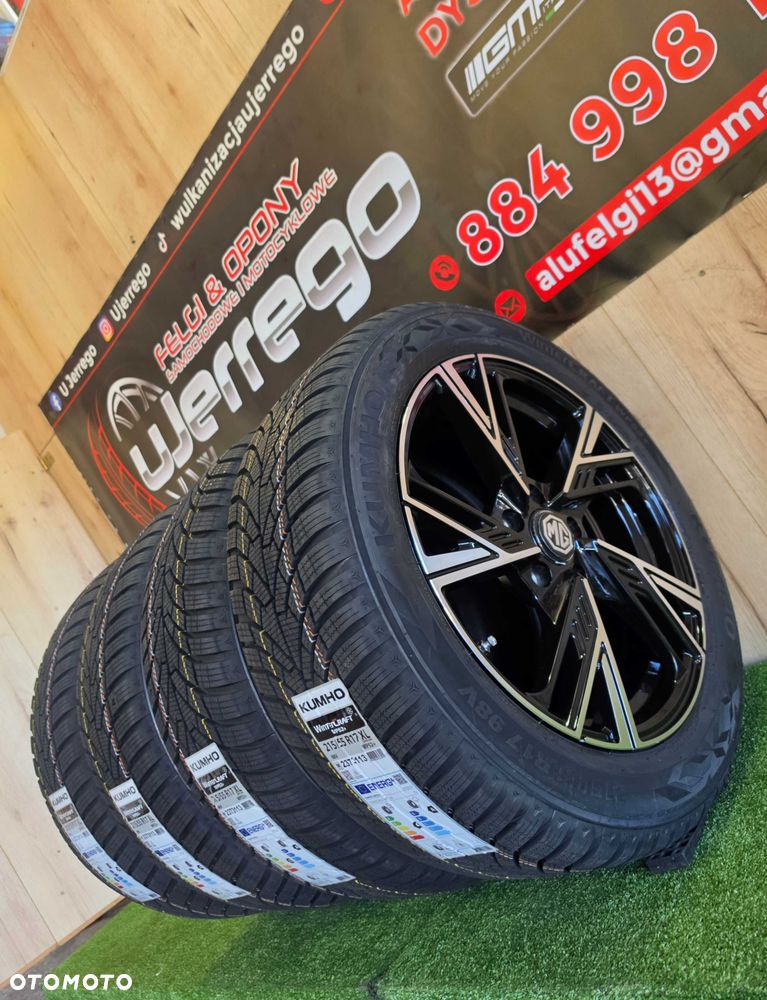 Koła zimowe MG ZS,HS 17x5x112 - Kumho WinterCraft Wp52+ 215/55/R17 + TPMS - 5