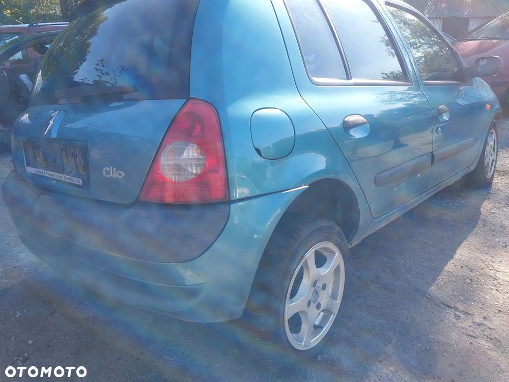 Renault Clio 2 II Thalia Lift FL silnik kompletny 1.2 16v kolektor alternator wtryski pompa wspomagania klimatyzacji skrzynia biegów drzwi prawy przód tył klapa zderzak tył tylny błotnik prawy TEF47 lampa prawy przód panel fotel kierownica radio mechanizm zamek zacisk mcperson belka przewód wąż rura wydech tłumik sonda lambda zestaw startowy sterownik stacyjka NA CZĘŚCI WSZYSTKIE CZĘŚCI - 3