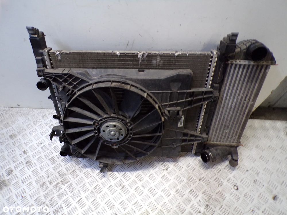 KOMPLET CHŁODNIC Z WENTYLATOREM  KANGOO III CITAN 1.2 TCE 1.5 DCI - 10