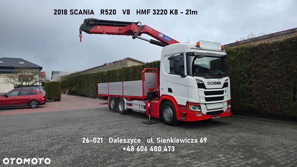 Scania R520 V8 HMF 3220K8 - 21m