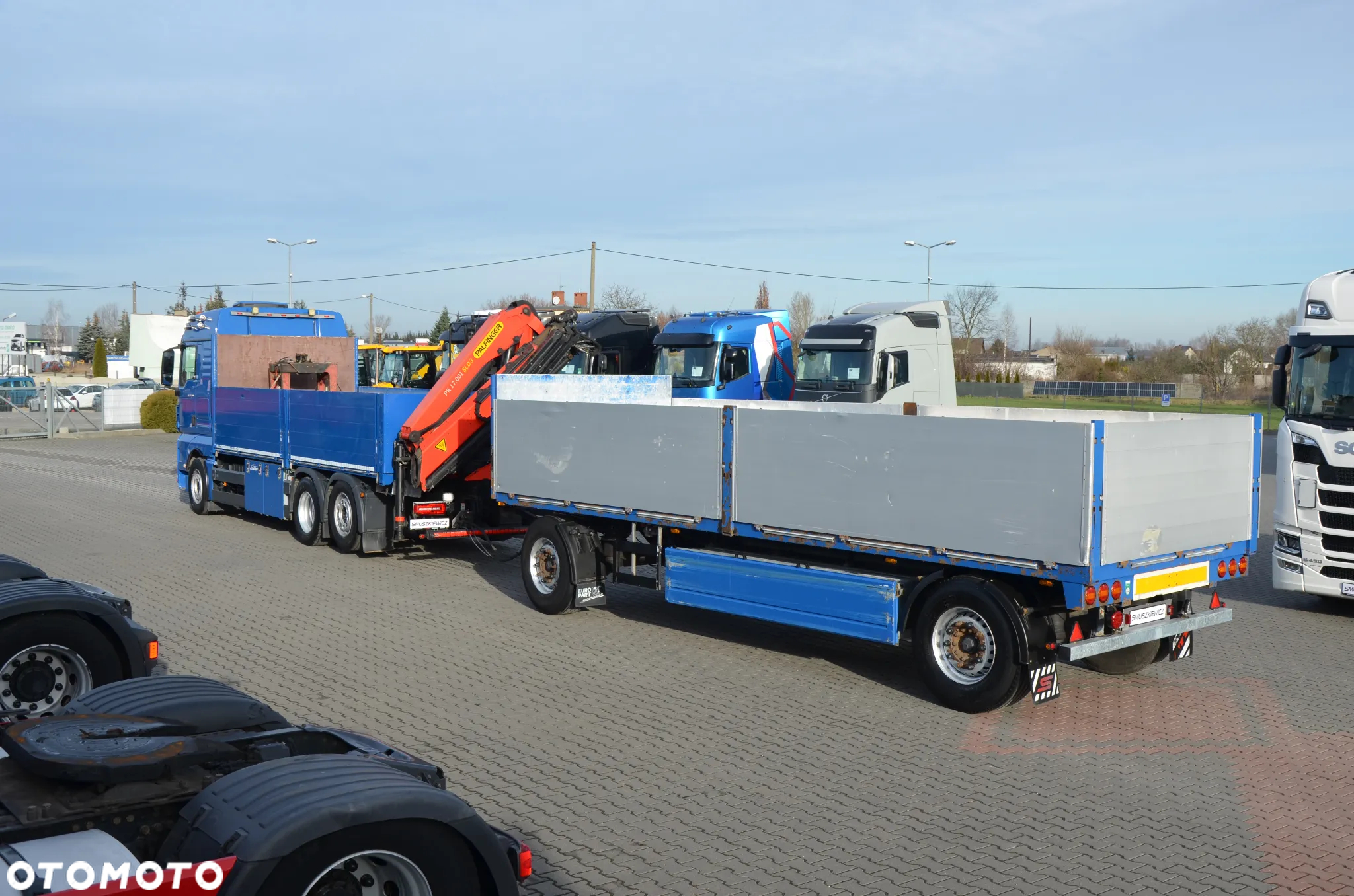 MAN TGX 26.500 6x2 HDS ZETKA PALFINGER KLIMA P. OŚ POD. I SKRĘTNA FULL AIR SKÓRY NAVI DE 5659 + PRZYCZEPA - 2