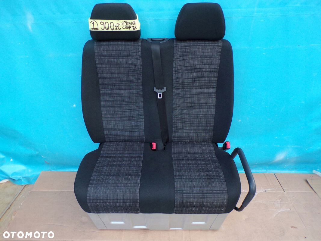 SPRINTER 906 VW CRAFTER 06 fotel kanapa przednie PODWÓJNY PASAŻERA - 1