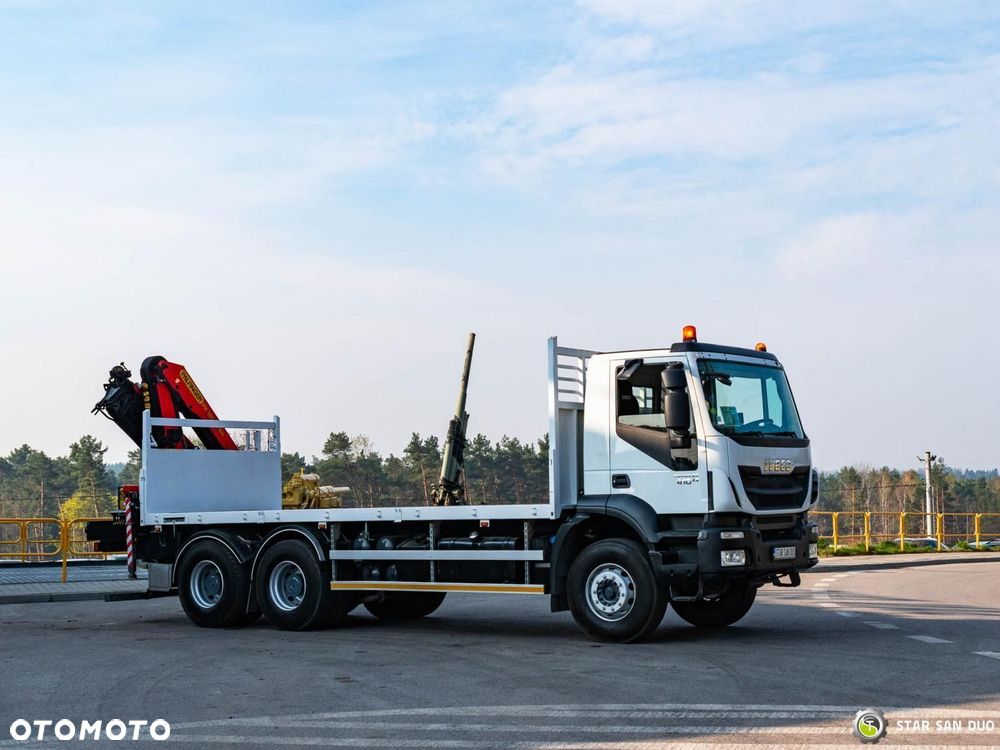 Iveco TRAKKER 410 6x4 Palfinger PK 18002 EH HDS Żuraw Rotator - 26