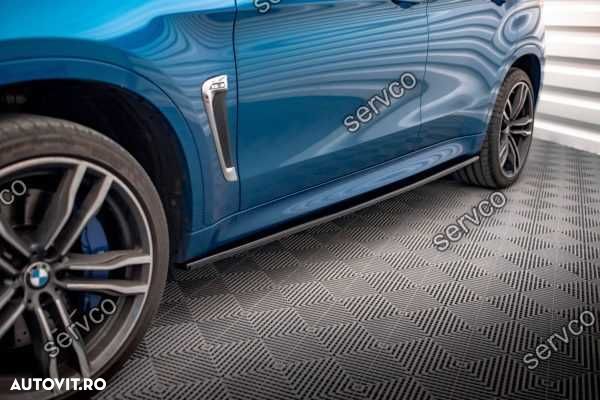 Praguri Bmw X6 M F86 2014-2018 v1 - Maxton Design - 2