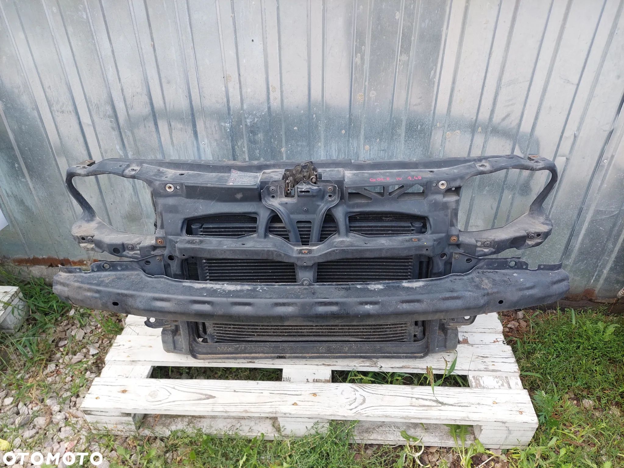 CHŁODNICE WENTYLATOR KOMPLET VW GOLF IV 1.4 B BEZ PASA PRZEDNIEGO - 1