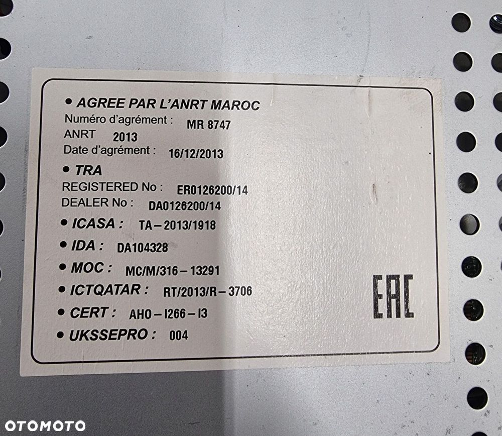 Radio z odtwarzaczem CD Opel CORSA E 39012675 - 8