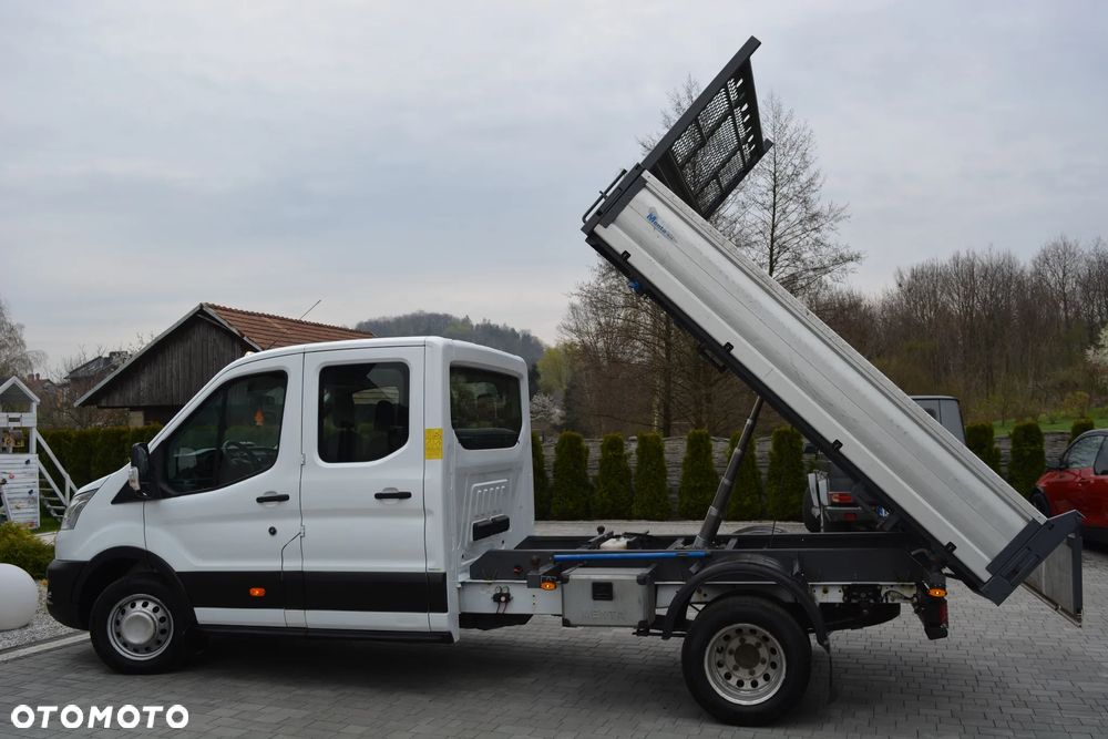 Ford TRANSIT_PIĘKNY 2020/21 Rok-EURO 6+KLIMA_SOLIDNA 3-STRONNA ORYGINALNA WYWROTKA Z WŁOCH_7-OSÓB BRYGADÓWKA DOKA - 12