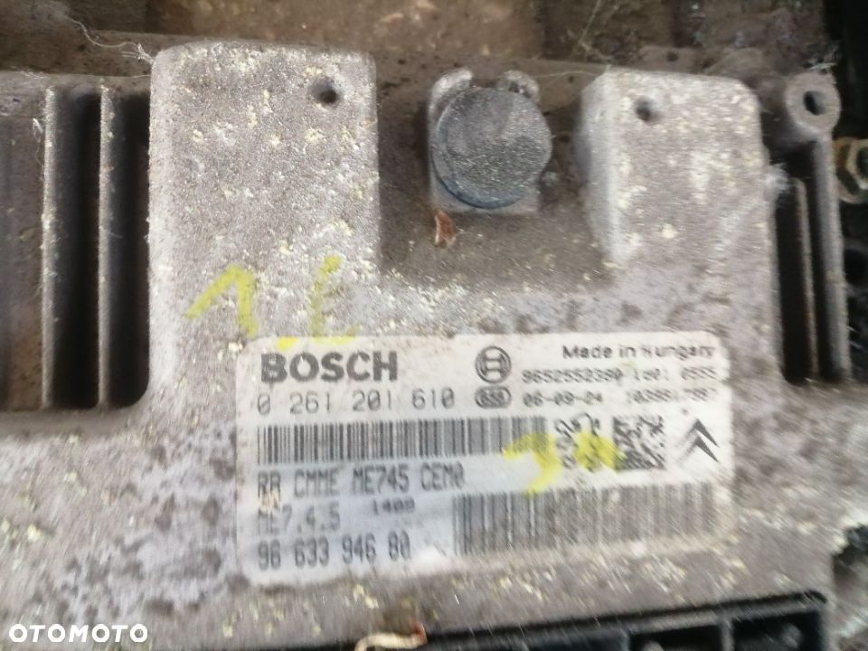KOMPUTER ZESTAW PEUGEOT 307 1.6 16V 0261201610 - 2